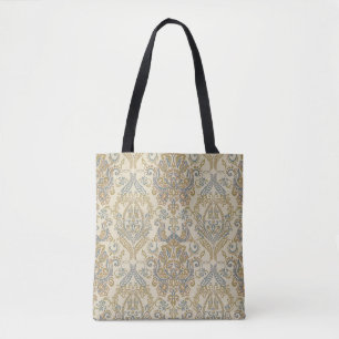 Bolso De Tela Diseño de textura de Floral Vintage. Damask Seamle