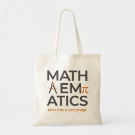 Bolso De Tela Diseño de tipografía para profesores de matemática