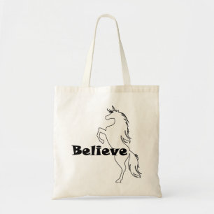 Bolso De Tela Diseño de Unicorn Believe - Tote de presupuesto