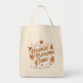 Bolso De Tela Diseño de vacaciones Cookie Baking King
