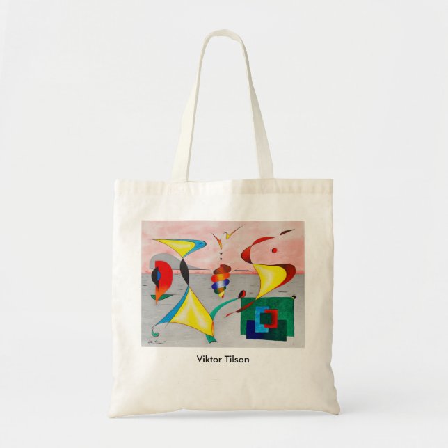 Bolso De Tela Diseño de Victor Tilson (Frente)