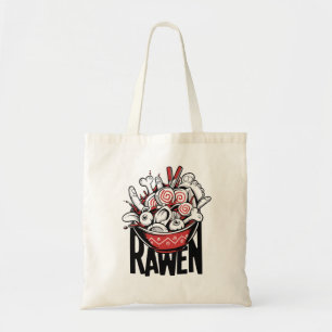 Bolso De Tela Diseño de Zombie de Fideos Ramen Loco