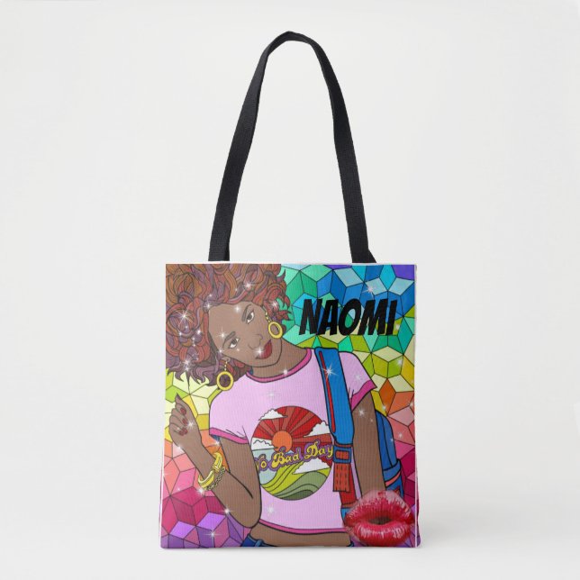 Bolso De Tela Diseño del arte de Naomi (Anverso)