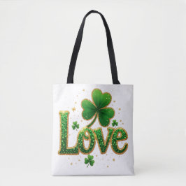 Bolso De Tela Diseño del Día del purpurina St. Patrick