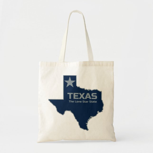 Bolso De Tela Diseño del estado de Texas Lone Star (Frente)