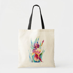 Bolso De Tela Diseño del iris de la acuarela