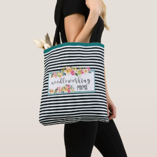 Bolso De Tela Diseño del logotipo Mamá del Personalizado Needl