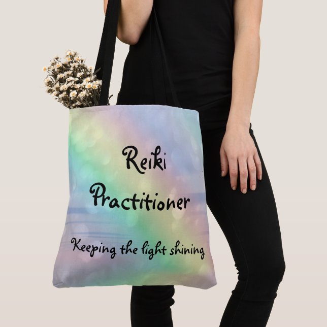 Bolso De Tela Diseño del médico de Reiki (Detalle)