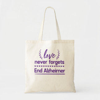 Bolso De Tela Diseño Del Mes De Conciencia De Alzheimer