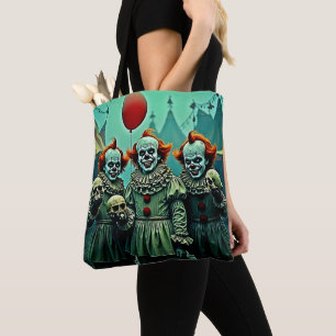 Bolso De Tela Diseño del Miedo a los Payasos