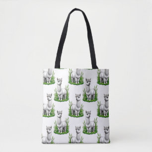 Bolso De Tela Diseño del patrón de camello llama Alpaca