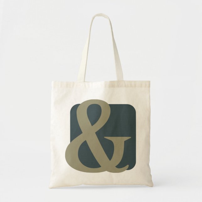 Bolso De Tela Diseño del signo "&" (Frente)