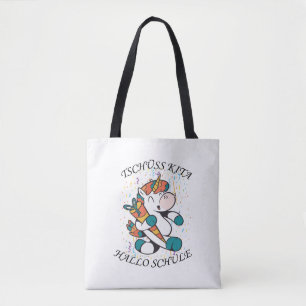 Bolso De Tela Diseño divertido con unicornio para la matriculaci