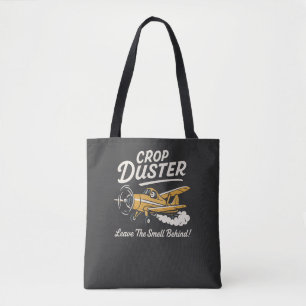 Bolso De Tela Diseño divertido de avión fumigador de cultivos co