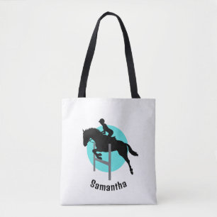 Bolso De Tela Diseño ecuestre