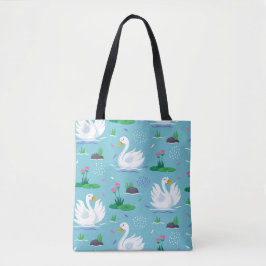 Bolso De Tela Diseño elegante de cisne