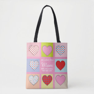 Bolso De Tela Diseño elegante y afectuoso del Día de la Madre