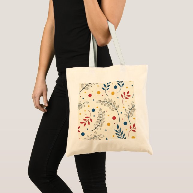 Bolso De Tela Diseño floral (Anverso (producto))