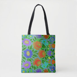 Bolso De Tela Diseño floral #2
