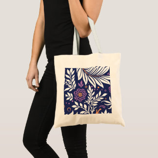 Bolso De Tela Diseño floral 22