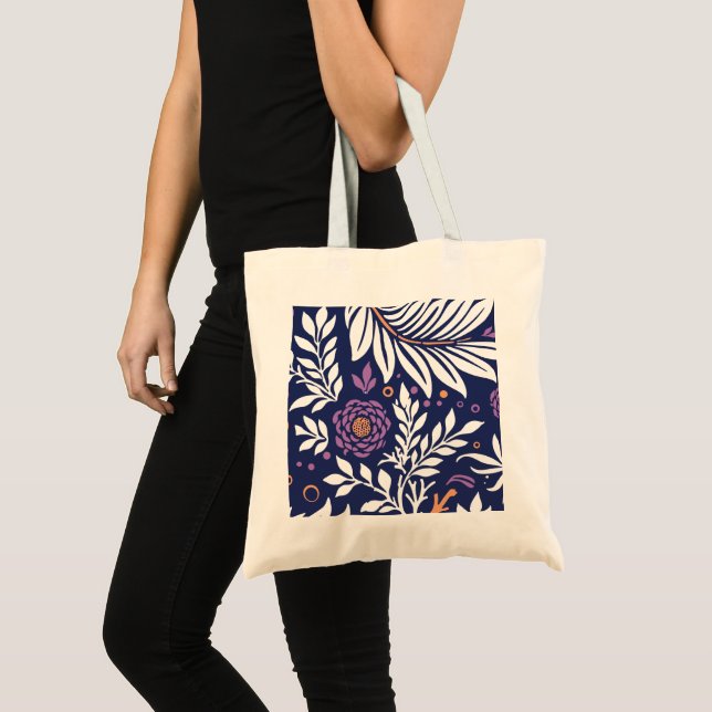 Bolso De Tela Diseño floral 22 (Anverso (producto))