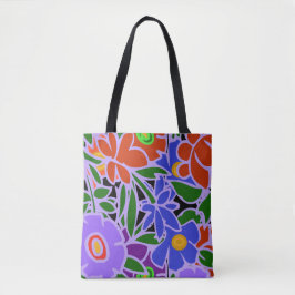 Bolso De Tela Diseño floral #5