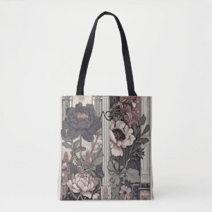 Bolso De Tela Diseño floral arquitectónico Aria Grace Urban Bloo