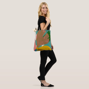 Bolso De Tela Diseño Floral Retro Cálido