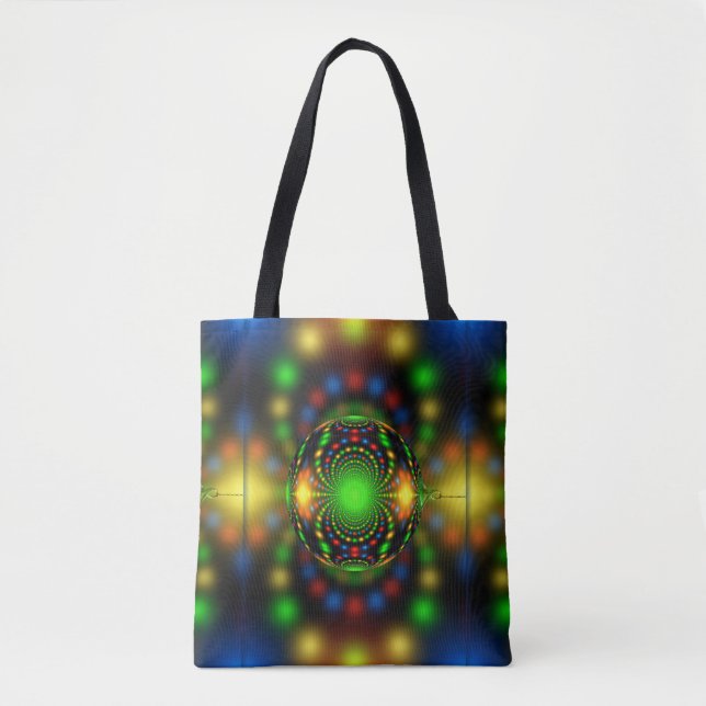 Bolso De Tela Diseño fractal de adorno navideño-29440 (Anverso)