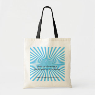 Bolso De Tela diseño genial explosión de estrellas azul