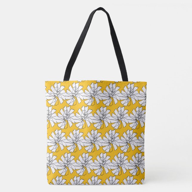 Bolso De Tela Diseño Geo Spinners (Anverso)