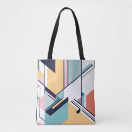 Bolso De Tela Diseño geométrico de moda abstracta moderna