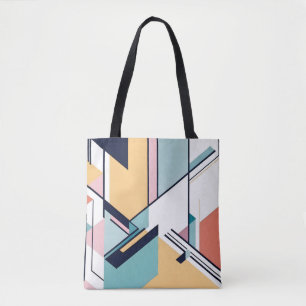 Bolso De Tela Diseño geométrico de moda abstracta moderna