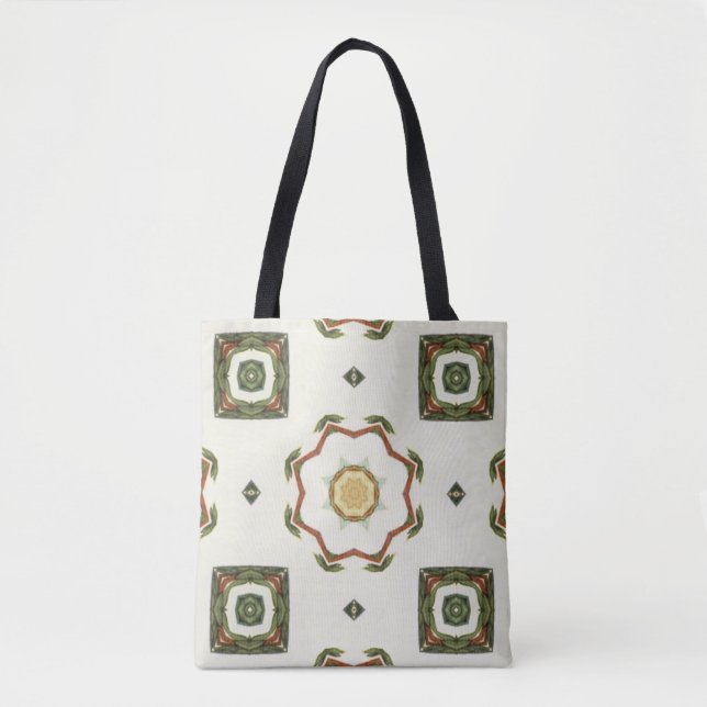 Bolso De Tela Diseño geométrico en todo el patrón (Anverso)
