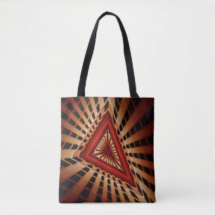 Bolso De Tela Diseño gráfico fractal moderno de 3D Fantasy Netwo