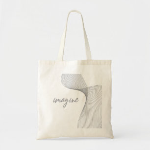 Bolso De Tela Diseño gráfico moderno, simple y elegante de Ima