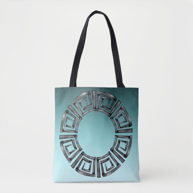 Bolso De Tela Diseño griego (Anverso)