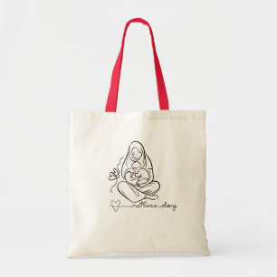 Bolso De Tela Diseño Hermoso Amor de Mamá