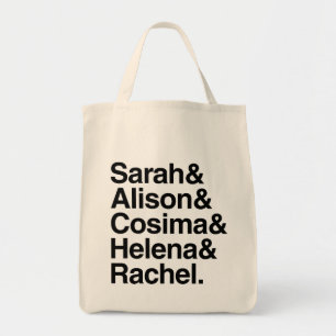 Bolso De Tela Diseño huérfano del signo "&" del negro el