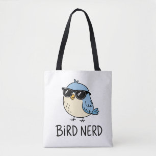 Bolso De Tela Diseño Kawaii de Observación de Aves