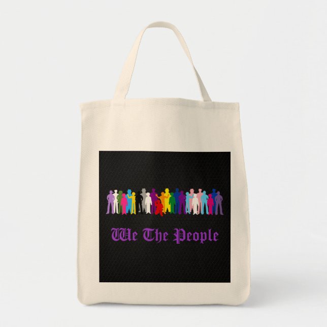 Bolso De Tela Diseño LGBT We The People (Frente)