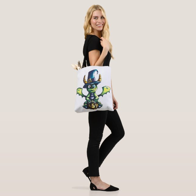 Bolso De Tela Diseño mágico de dragones de Halloween (Puesto)