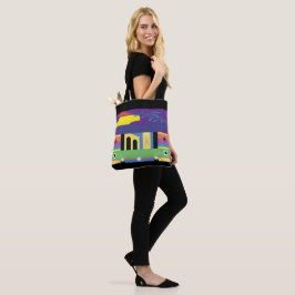 Bolso De Tela Diseño maximalista decorativo y audaz para artista