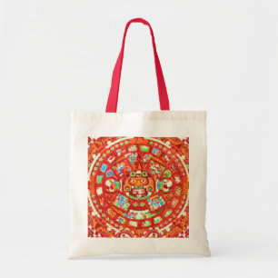 Bolso De Tela Diseño maya del calendario 2012