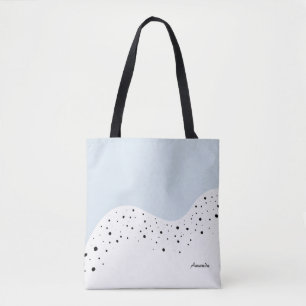 Bolso De Tela Diseño mínimo con puntos