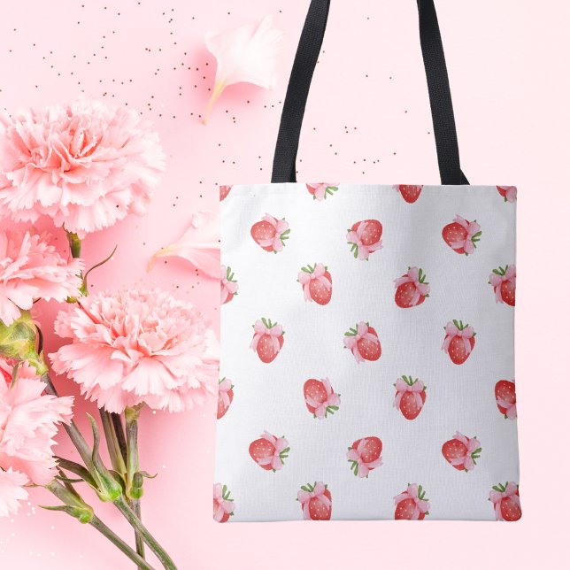 Bolso De Tela Diseño moderno de fresa cúrcuma (Subido por el creador)