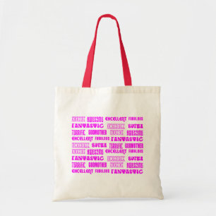 Bolso De Tela Diseño moderno fresco para las palabras del