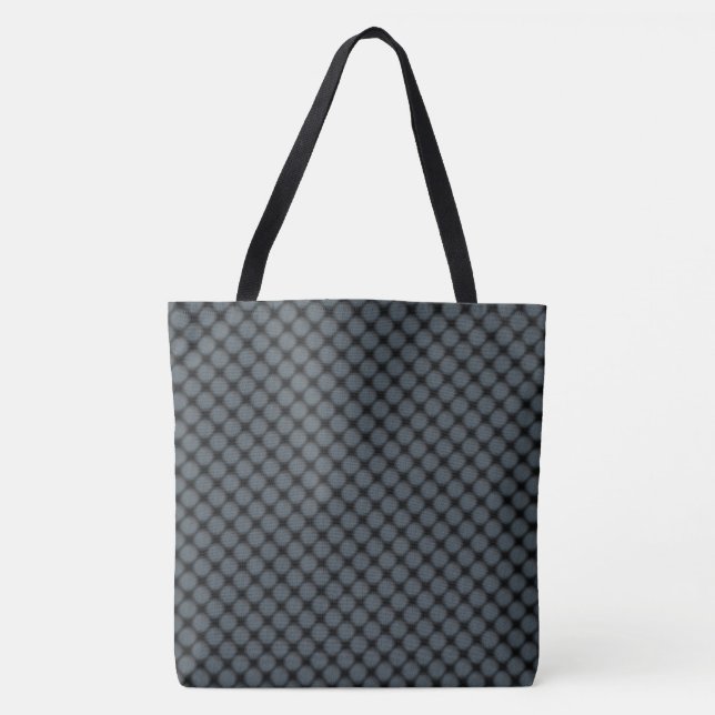 Bolso De Tela diseño moderno gris profundo (Anverso)