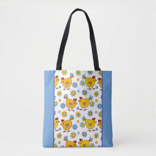 Bolso De Tela Diseño moderno y colorido de pollo