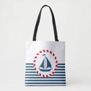 Bolso De Tela Diseño náutico